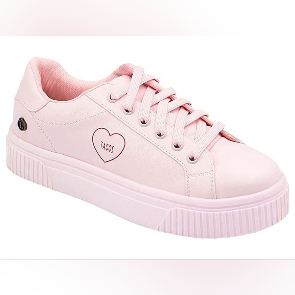 Loly In The Sky Taco Heart Women's Sneakers